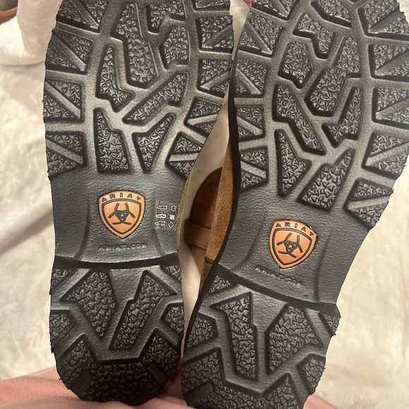 Ariat Pink and Green Interior Boots - Picture 5 of 6